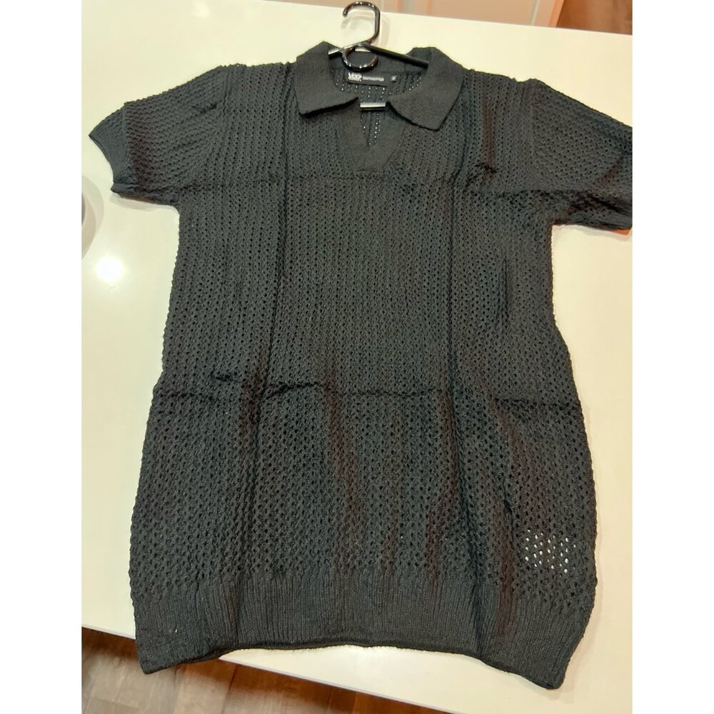 Knit Sweater Polo by VOG size medium